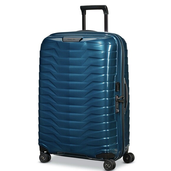 Samsonite Proxis Medium Spinner Suitcase Luggage, Petrol Blue - Picture 1 of 16